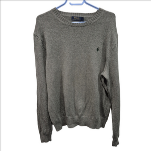 Ralph Lauren Polo Classic Gray Crewneck Sweater